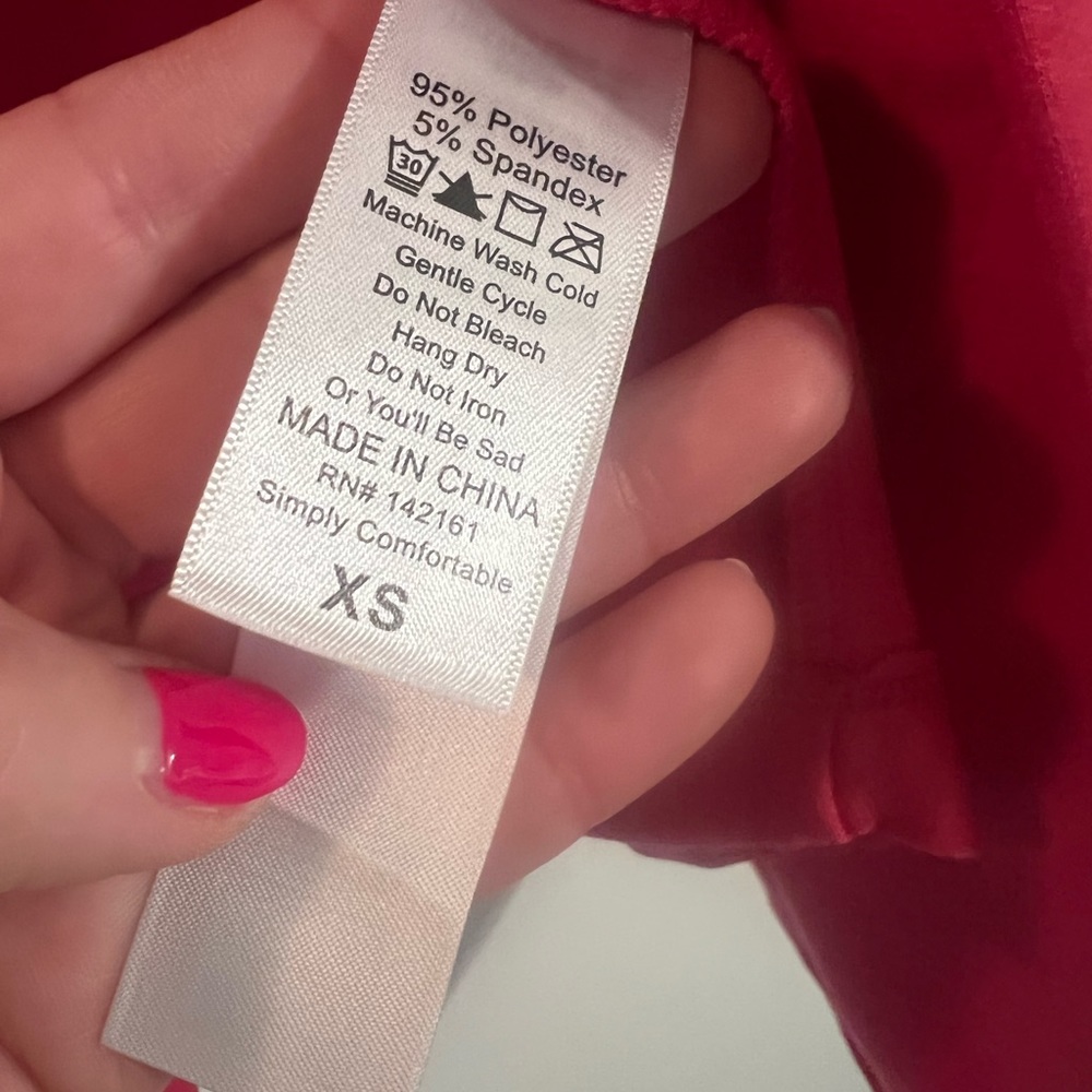 Lularoe Gwen Blazer NWT Raspberry Pink XS - Picture 5 of 6